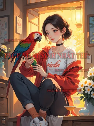 Bìa Làm Sao Anh Biết Con Vẹt Cũng Là Em