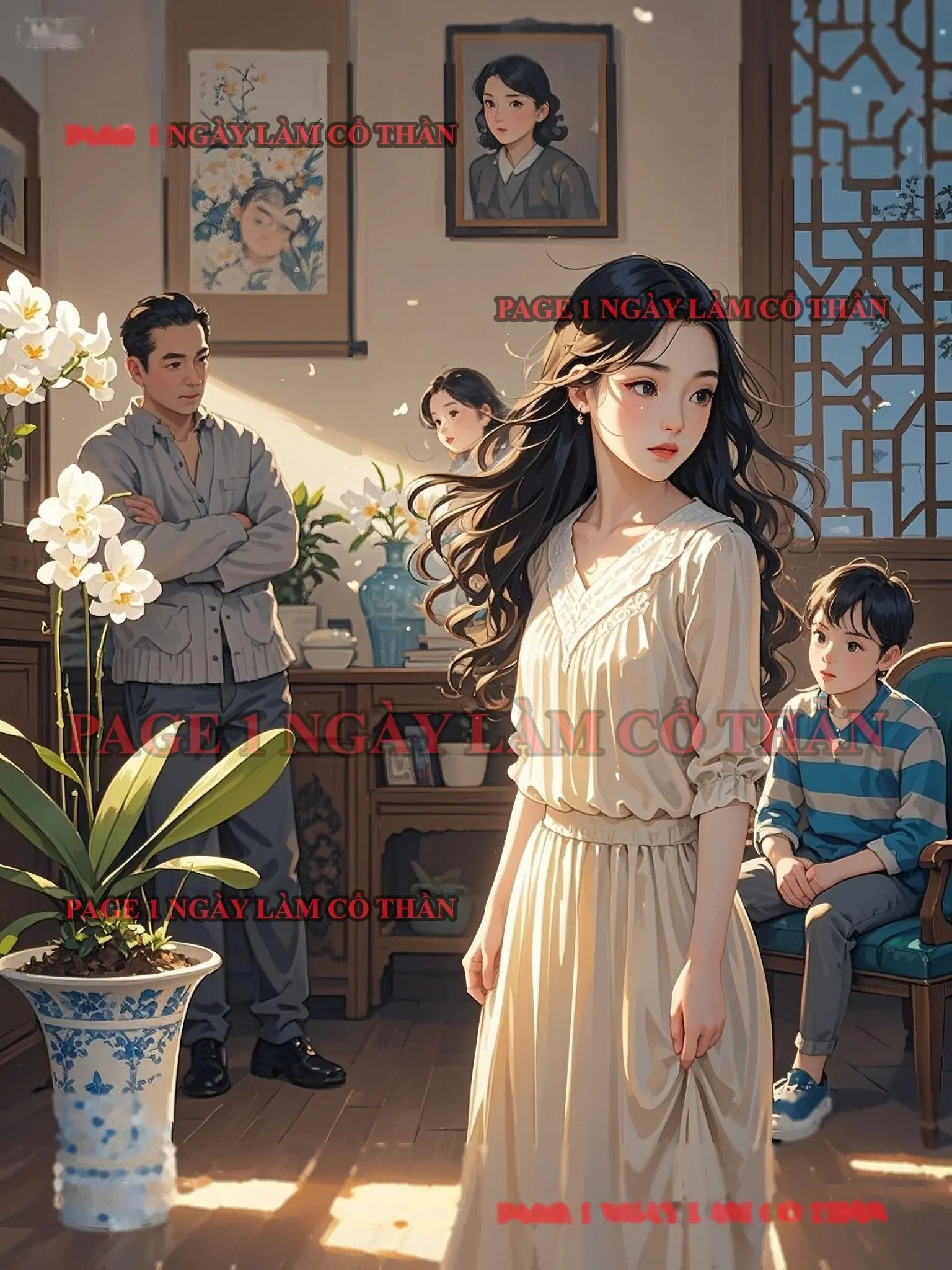 Bìa Chậu Lan Quỷ Dị