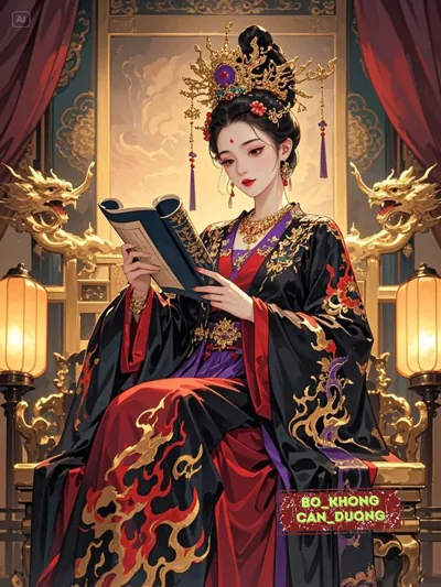 Bìa ĐẾ HẬU VÔ DANH