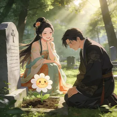 Bìa Cỏ Vạn Tuế Bên Mộ