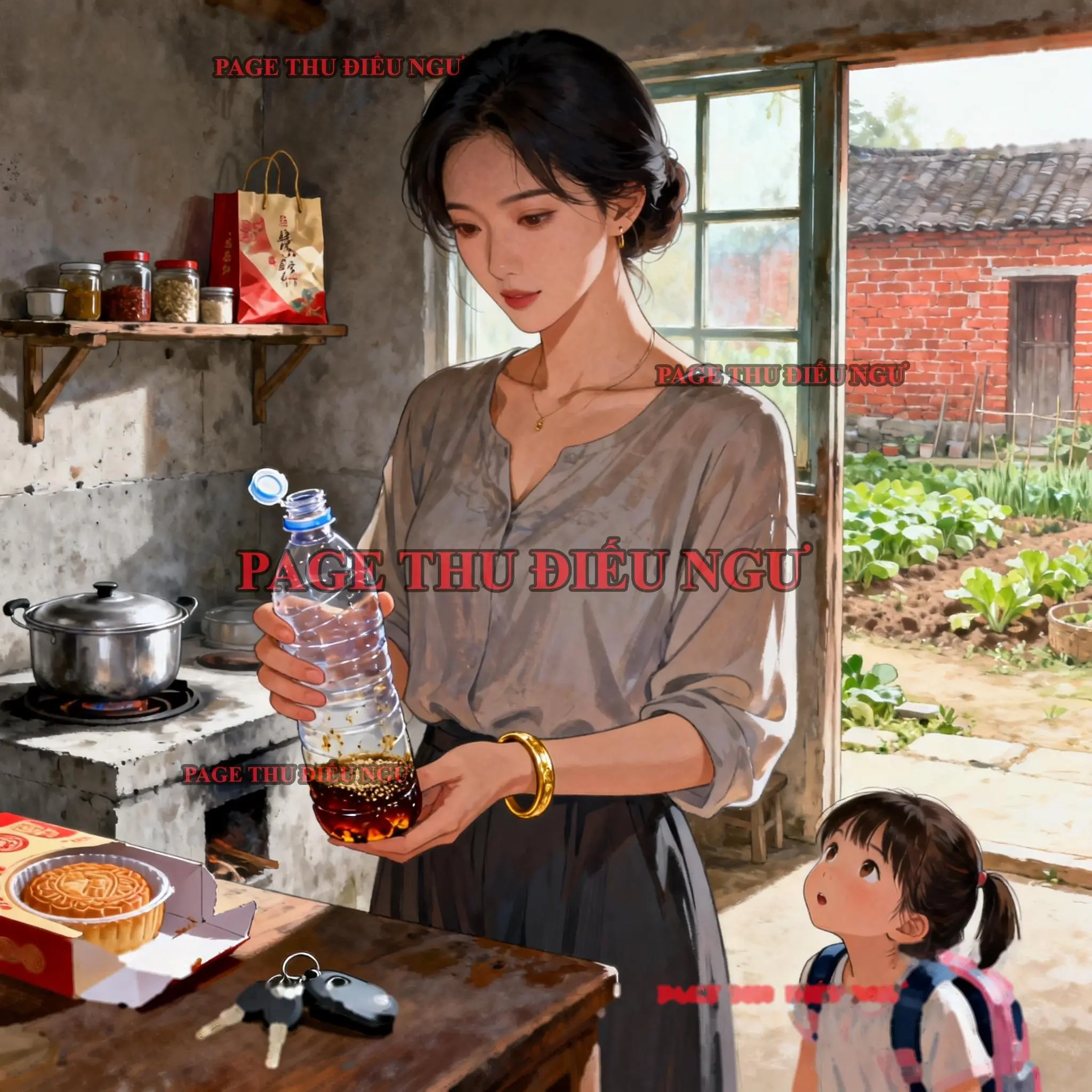 Bìa Nửa Chai Dầu Mè