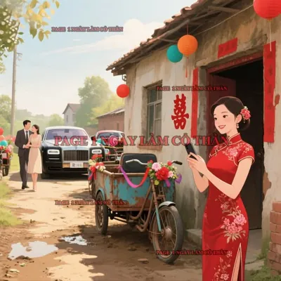 Bìa Cô Dâu Ngồi Ba Gác, Trà Xanh Cưỡi Rolls-Royce