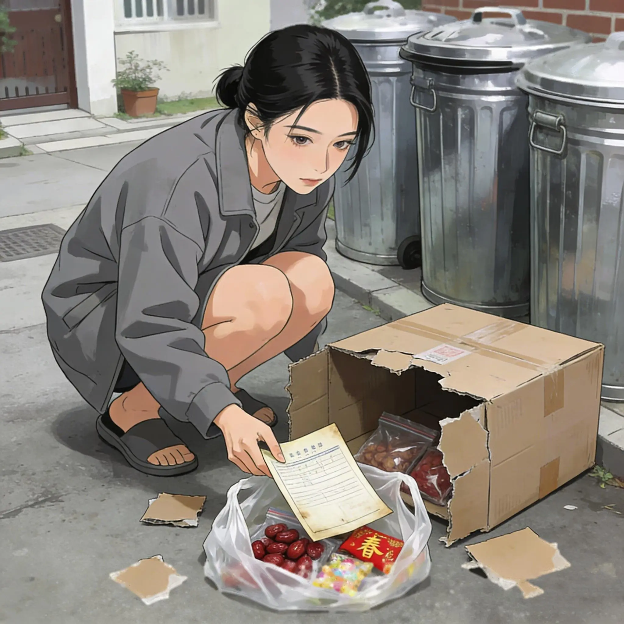 Bìa Ngày Tôi Nhặt Lại Thùng Quà Trong Thùng Rác