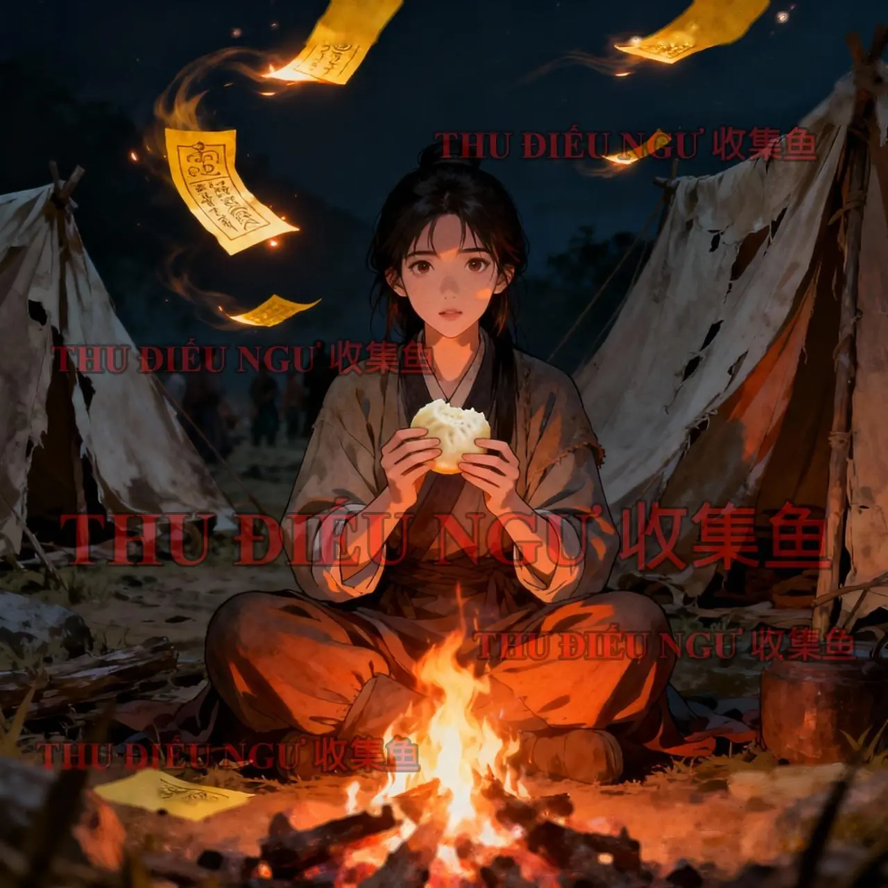 Bìa Xuyên Không Chỉ Để Đòi Ăn Ba Bữa No