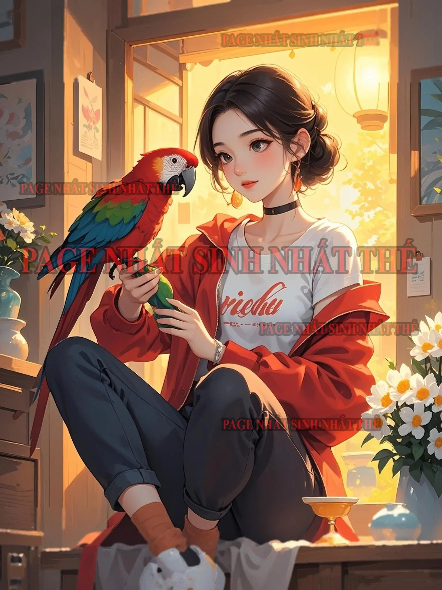 Bìa Làm Sao Anh Biết Con Vẹt Cũng Là Em