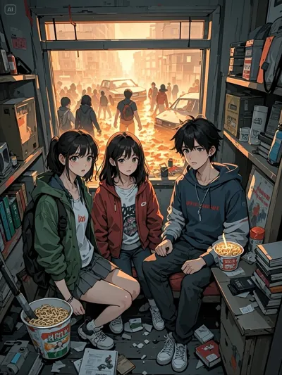 Bìa TÁI SINH TRƯỚC ĐẠI DỊCH ZOMBIE TÔI XÉ MẶT NẠ BẠN THÂN VÀ BẠN TRAI