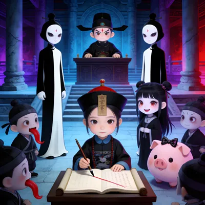 Bìa Phán Quan Địa Phủ Và Ma Nữ Thủ Phú