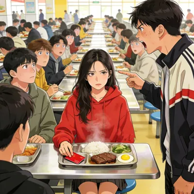 Bìa Tôi Tạt Coca Lên Đầu Bạn Trai Ăn Bám Giữa Căng Tin