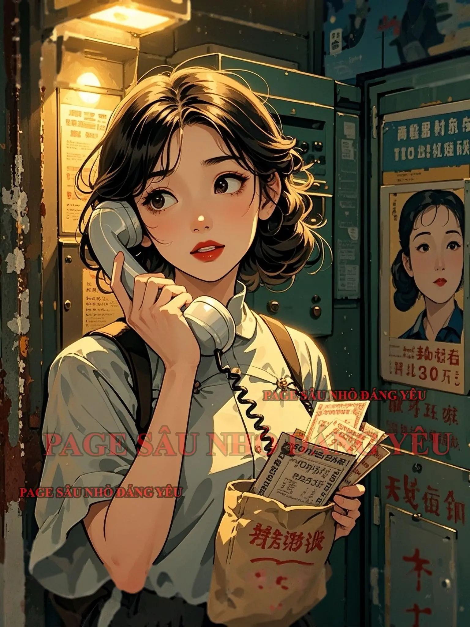 Bìa Chiếc Điện Thoại Ở Năm 1960