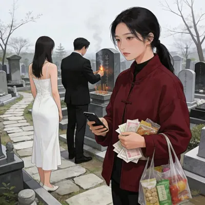 Bìa Tảo Mộ Cùng Tiểu Tam