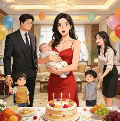 Bìa Ngày Con Tròn Bách Nhật, Chồng Dẫn Tình Nhân Và Con Riêng Về Nhà