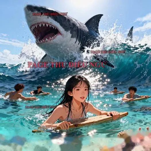 Bìa Trăng Mật Với Cá Mập