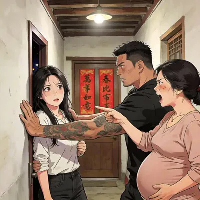 Bìa Bà Bầu Gõ Cửa Trong Đêm Giao Thừa