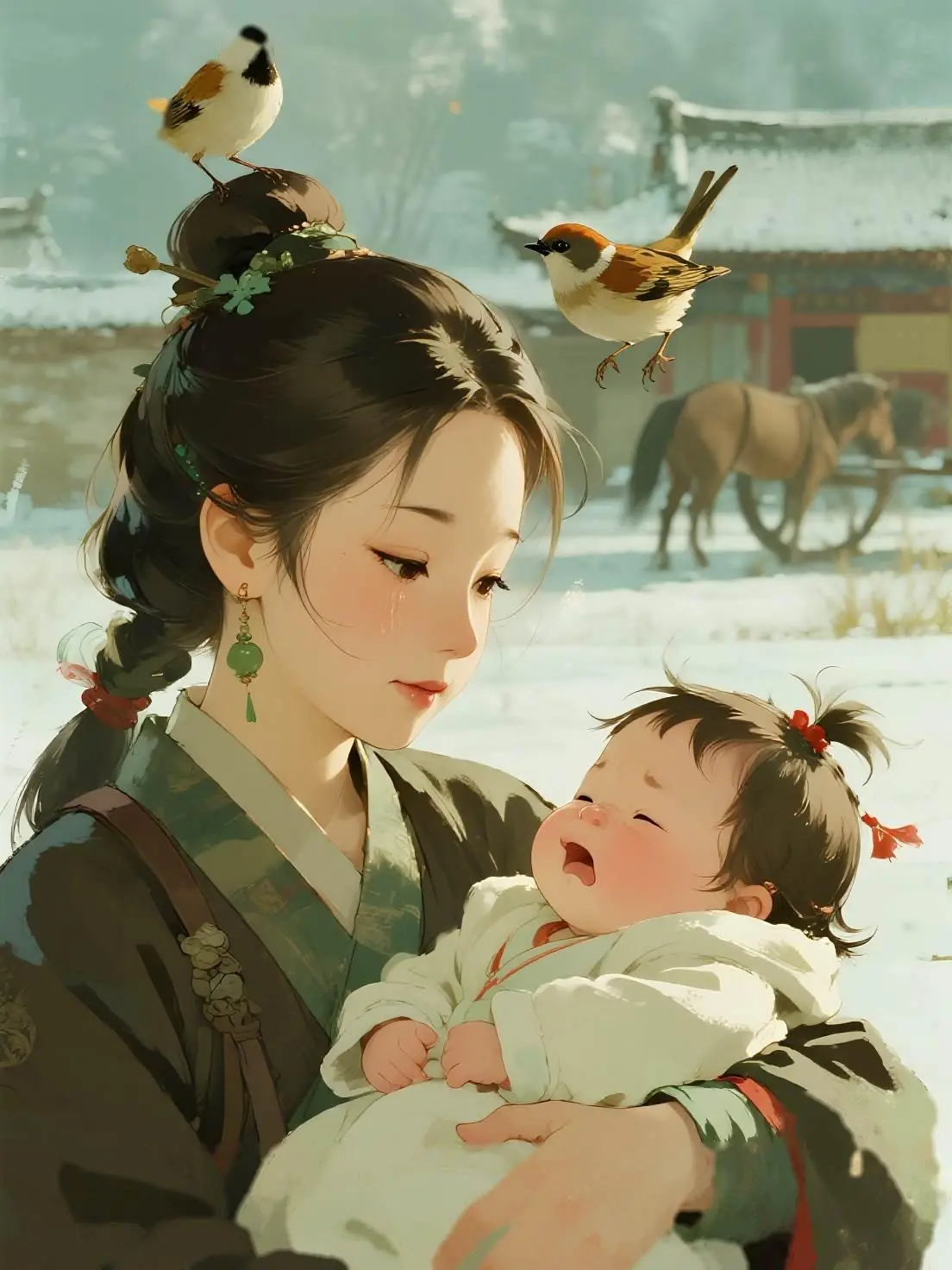 Bìa Ôm Cẩm Lý Chạy Nạn
