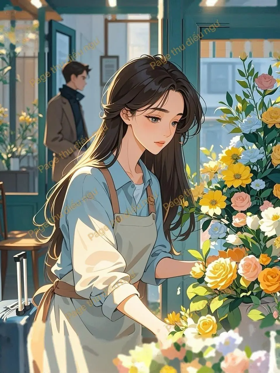 Bìa TIỆM HOA CỦA NGƯỜI PHỤ NỮ MẠNH MẼ