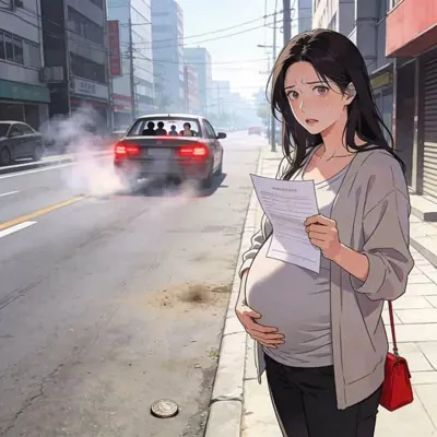 Bìa Mang Thai Năm Tháng Bị Chồng Bỏ Lại Bên Lề Đường