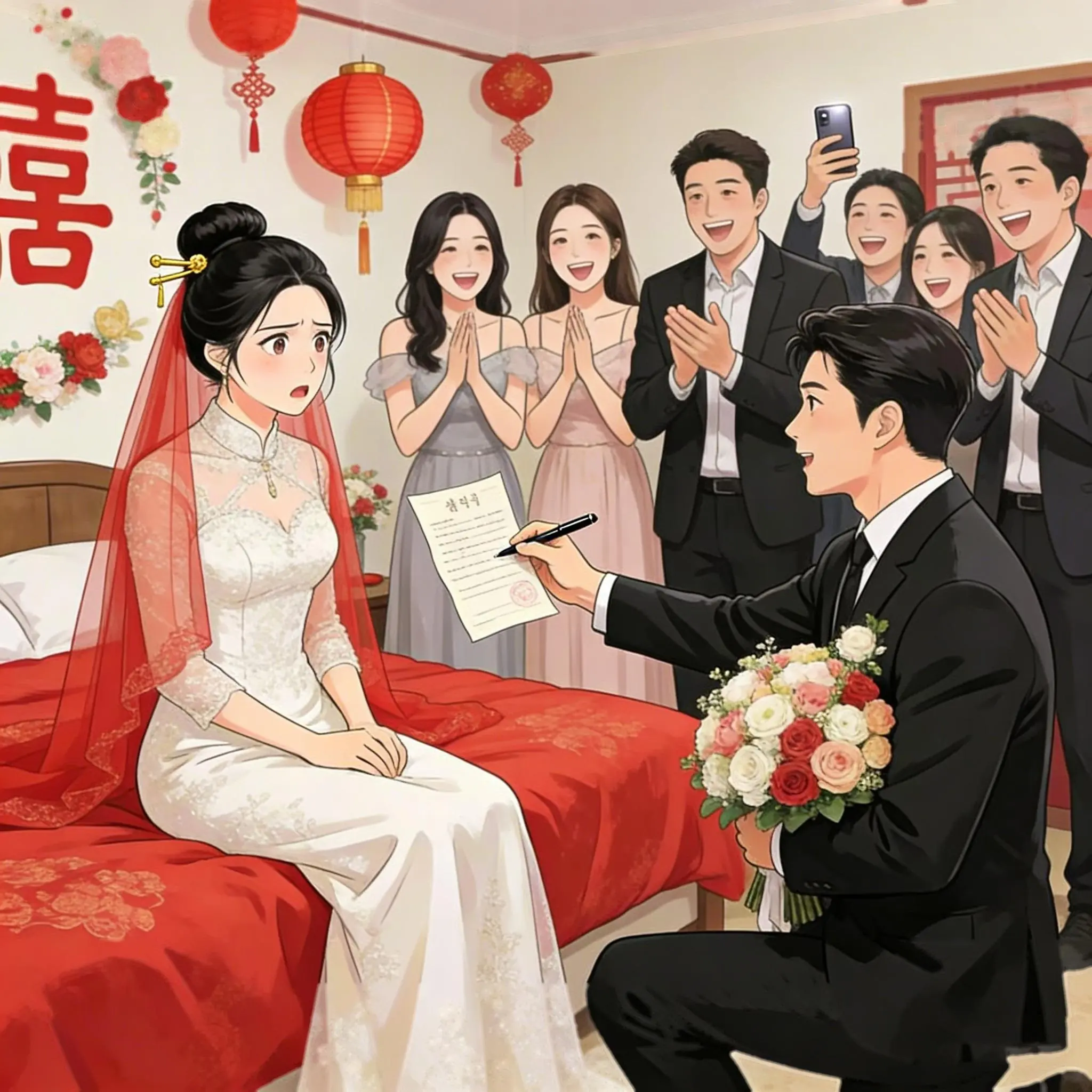 Bìa Ngày Cưới, Chú Rể Quỳ Xuống Đưa Tôi Tờ Giấy Nợ 2,58 Triệu